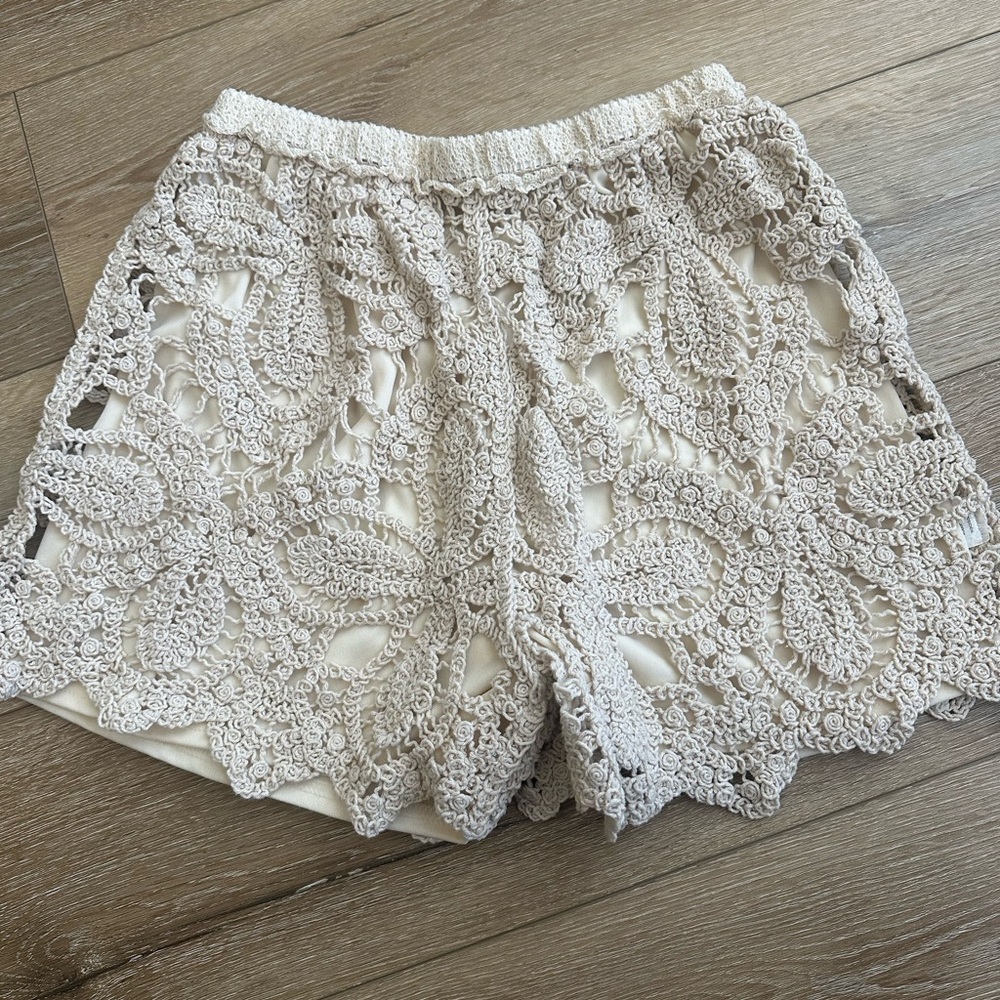 Crochet Shorts S/M